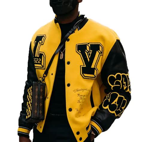 lv jacket men|louis vuitton varsity jacket men.